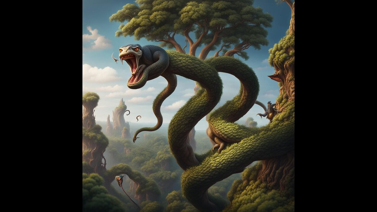 Monkey Vs Snake a treetop terror