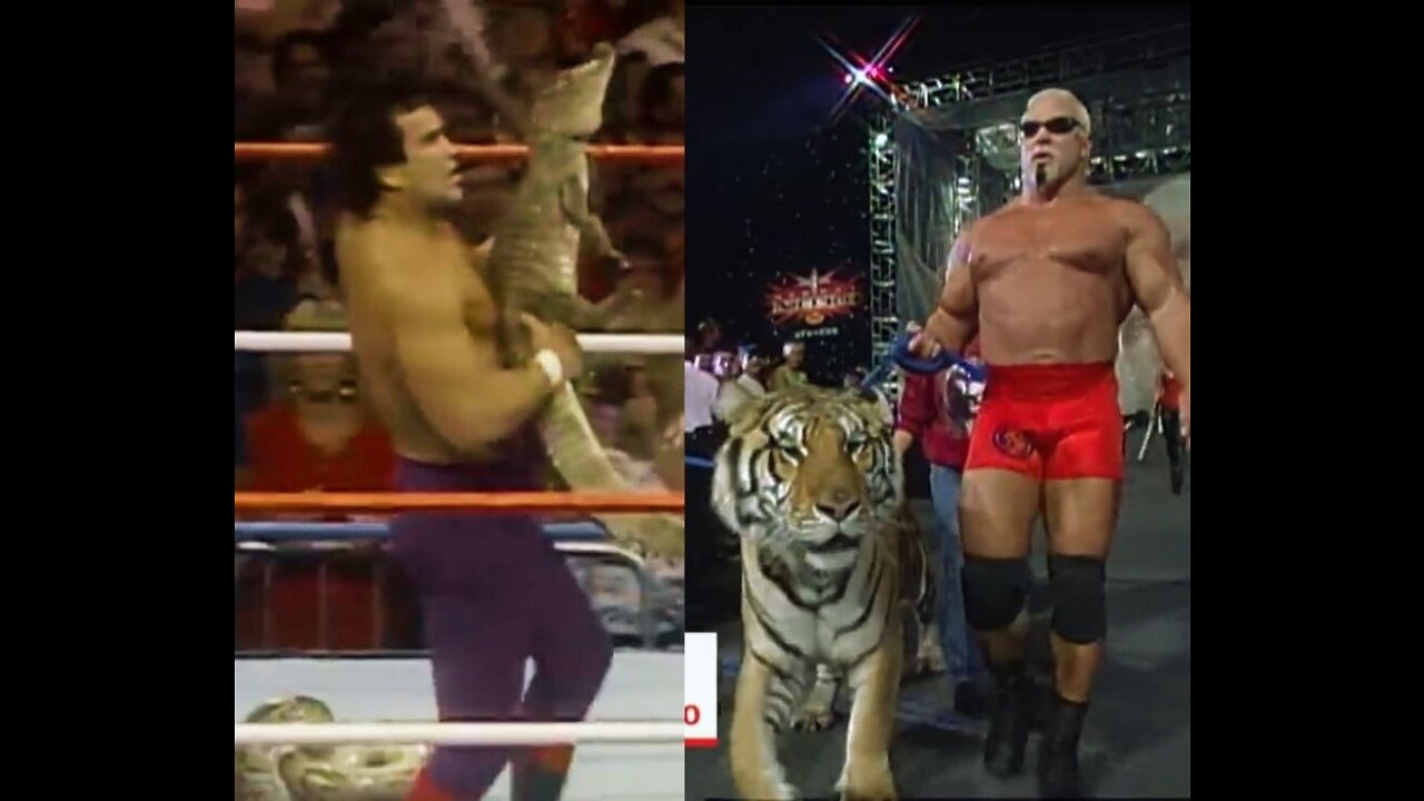 Fighters who brought animals to the ring- WWE