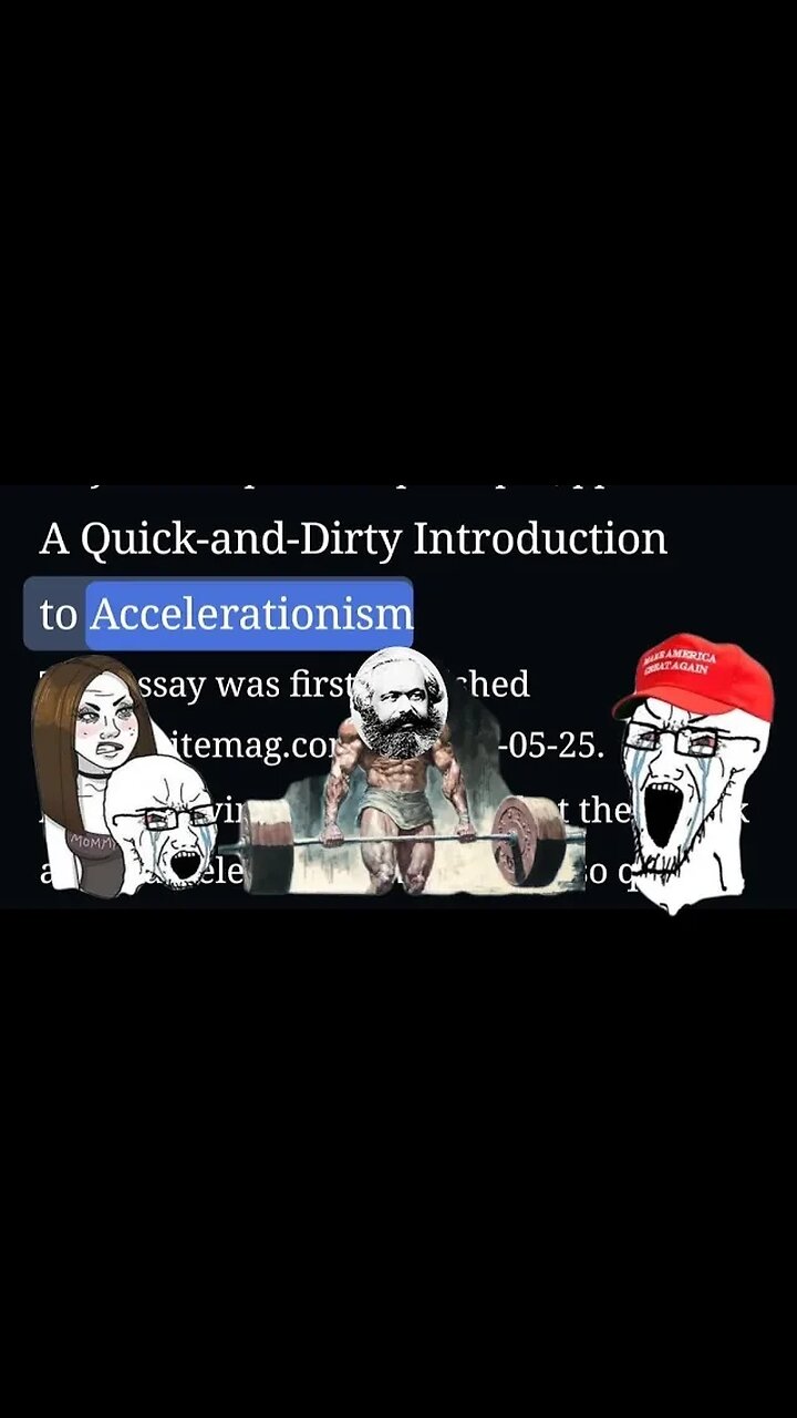 Nick Lands A quick and dirty introduction to ACCELERATIONISM
