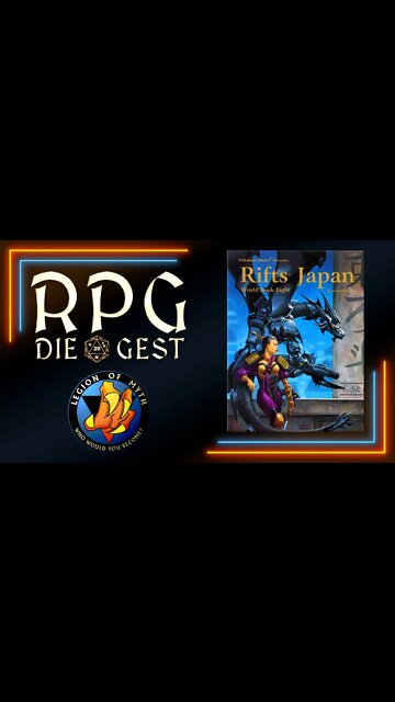 Overview of Rifts Japan 🗾 (Palladium Books) | #RPGDieGest #shorts