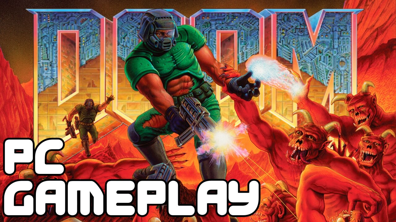 Doom (1993) PC Gameplay - Original Doom 1