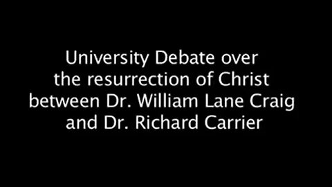 Atheist Richard Carrier Loses another debate as always