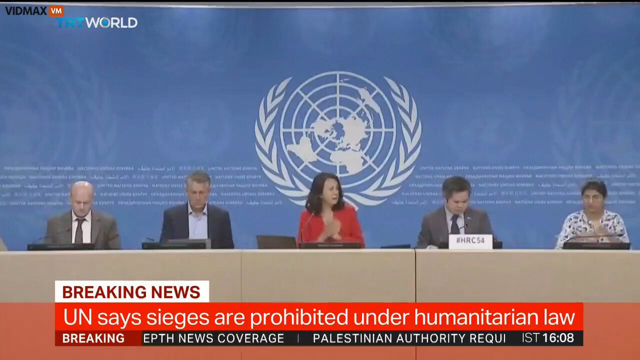 UN: Isreal's Attack On Palestine Is A Human Rights Violation; Nothing On Hamas Slaughter Of Israelis