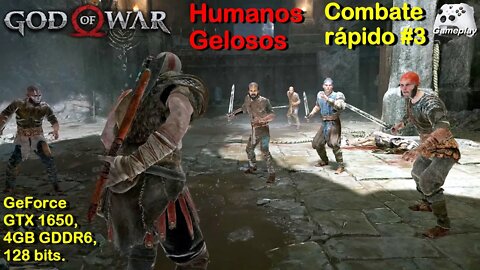 God of War (2018) - Humanos Gelosos - Combate rápido #3