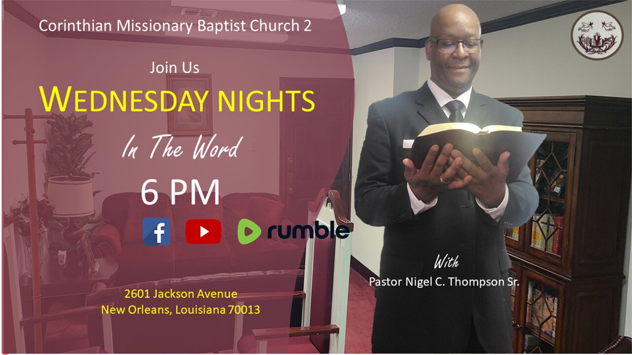 The Power of Fellowship (Give to corinthianmbc2nola@gmail.com)