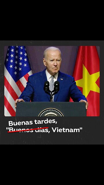 Biden hace referencia a una película sobre la Guerra de Vietnam al visitar este país