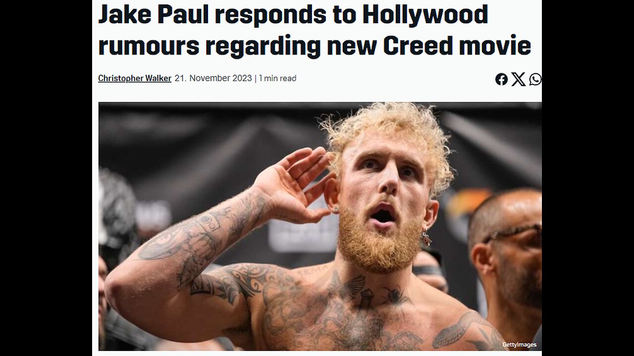 Jake Paul in Creed 4?