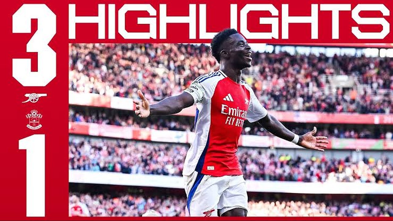 WHAT A COMEBACK! 🤩 | HIGHLIGHTS | Arsenal vs Southampton (3-1) | Havertz, Martinelli & Saka | PL