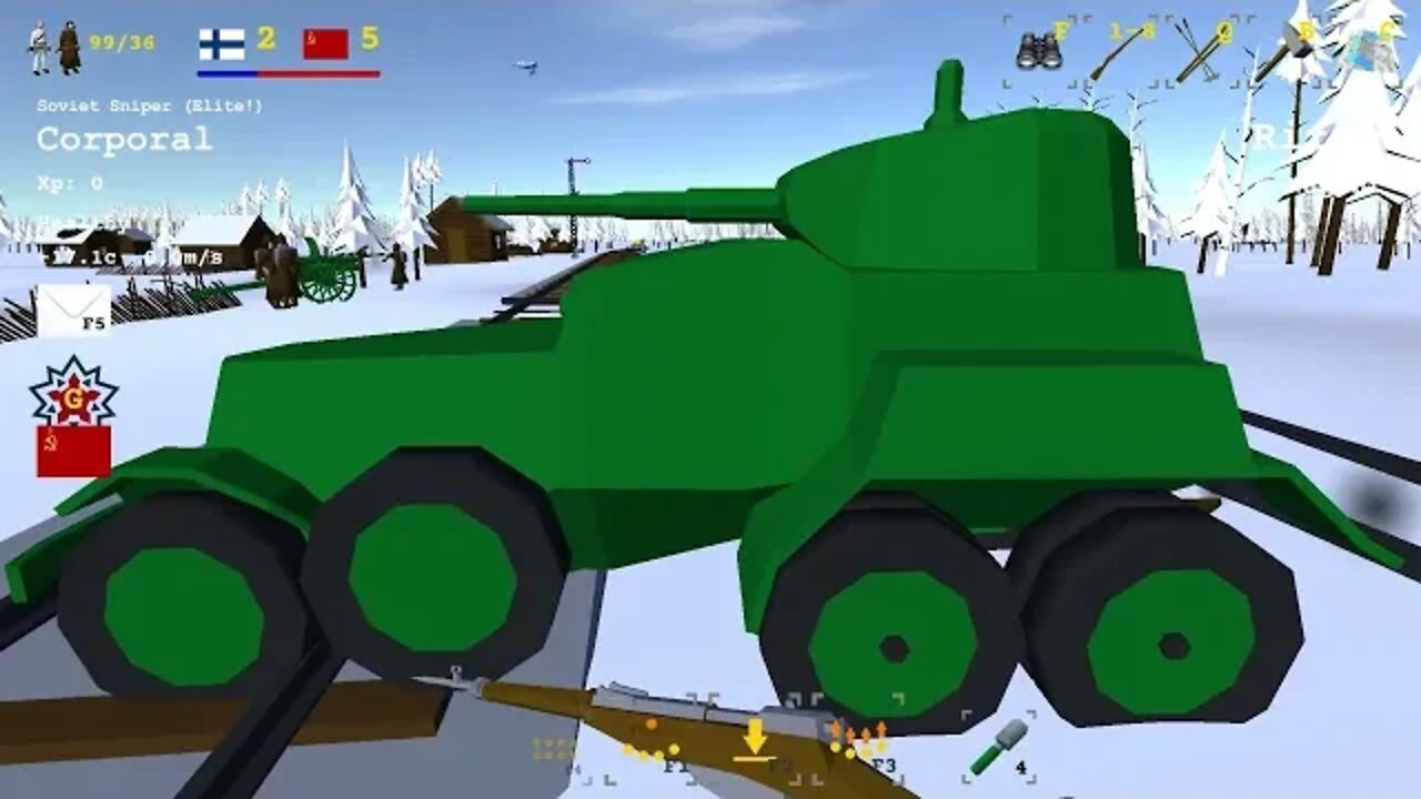 Winter War 1939: Game-Play [Map: Battle of Honkaniemi] [USSR]