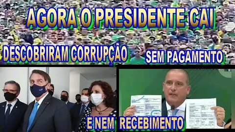 AGORA O PRESIDENTE CAI,NÃO SABE NEM FAZER CORRUPÇÃO !!!