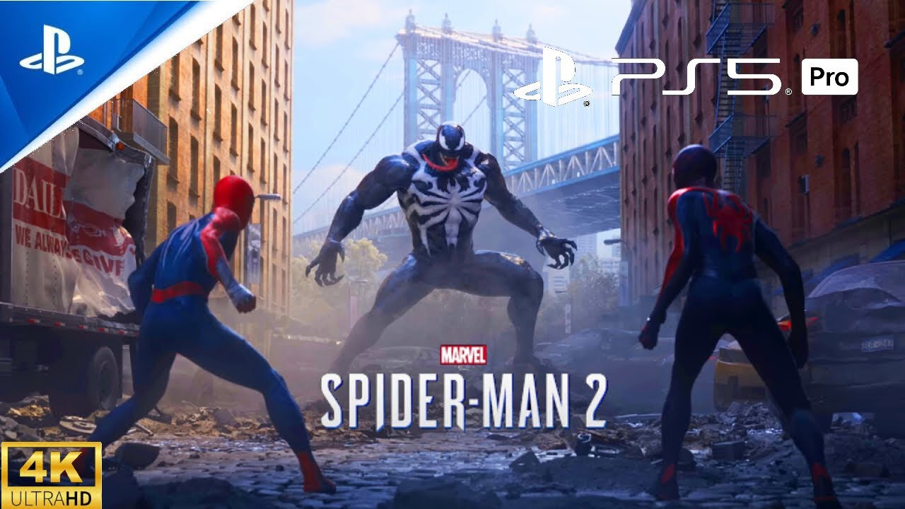 Marvel Spiderman 2 Pelea Final Venon PS5 Pro Gameplay (4K 60FPS)