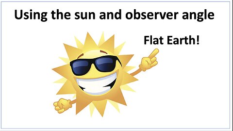 Understanding observer angle when using the sun