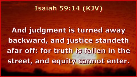 Sunday Morning, July 10th - Truth Is Fallen In The Streets