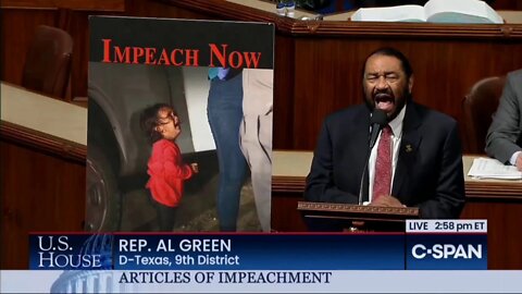 🔴👀🔴 Al Green Poo Trying To Impeach!