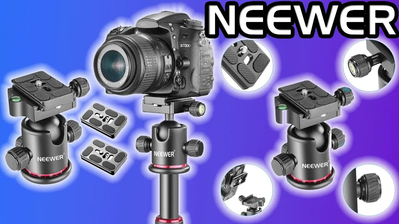 Neewer Professional Ball Head Camera Mount Unboxing & Setup Tutorial