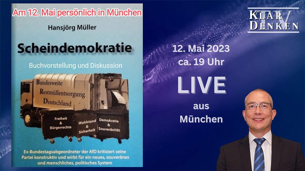 LIVE | "Scheindemokratie" Buchvorstellung und Diskussion mit Hansjörg Müller