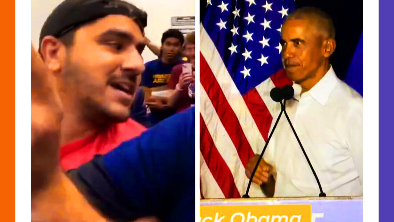 Obama Heckled by Drew Hernandez