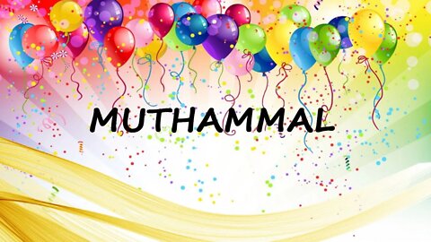 Happy Birthday to Muthammal - Birthday Wish From Birthday Bash
