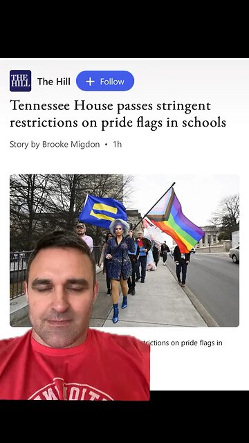 Tennessee Passes Law To Ban Pride Flags 🏳️‍🌈 From Classrooms.