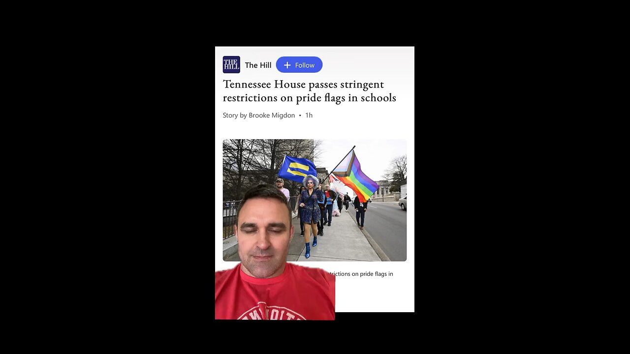 Tennessee Passes Law To Ban Pride Flags 🏳️🌈 From Classrooms.