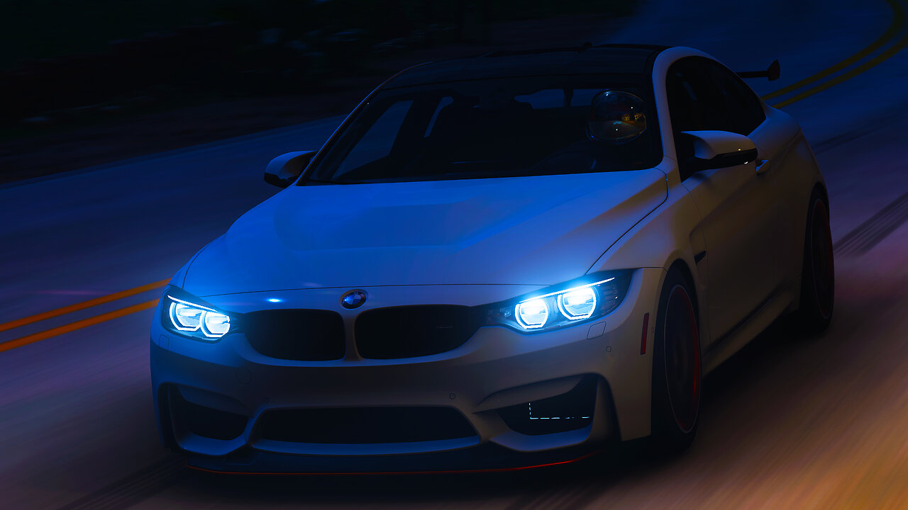 night ride in white BMW beast #bad8 #sub2bad8