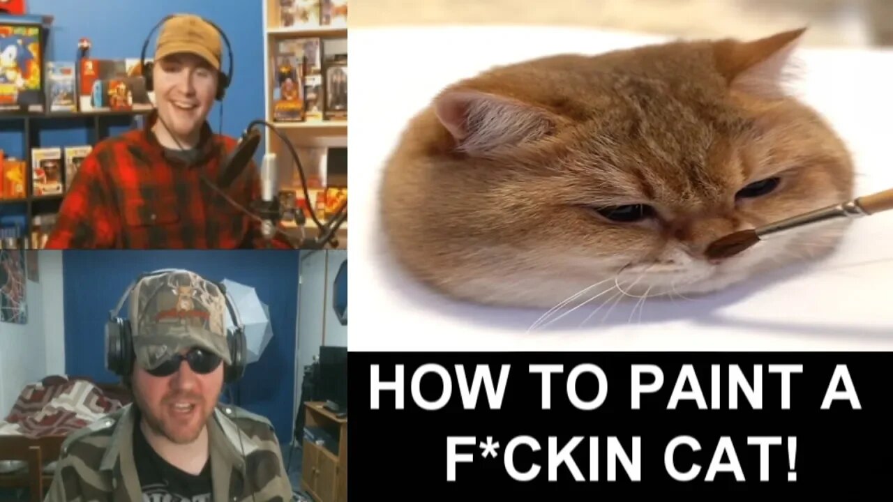 Today Is Master-Class: How To Paint A Cat REACTION!! *ADULTS ONLY*