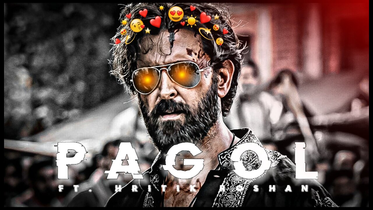 Hritik roshan x Pagol edit | Pagol song edit | hritik roshan edit |