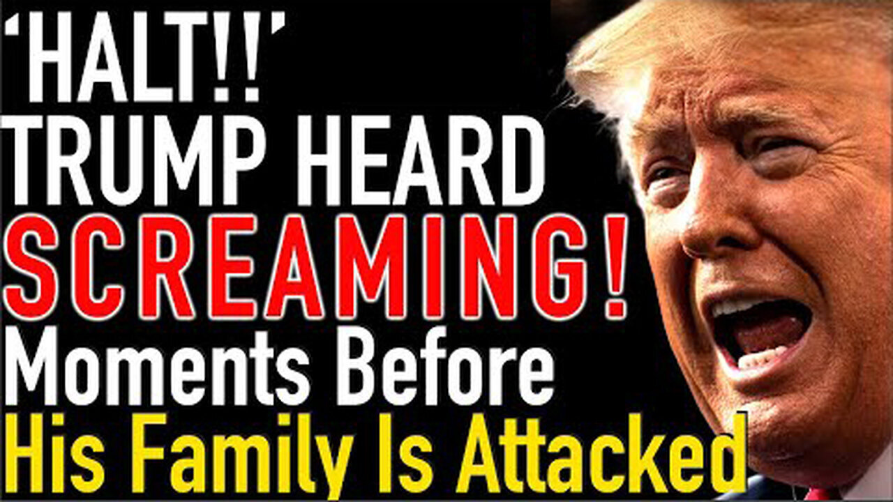 Trump Screams HALT! But That Doesn't Stop Attack on His Family!