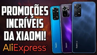 PROMOÇÕES INCRÍVEIS DO ALIEXPRESS PARA ESTES XIAOMI DE ENTRADA!