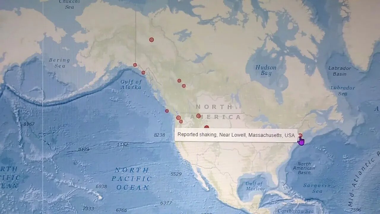 Earthquakes & Epicenters, Air Quality In A Few Locations. 9/12/2022