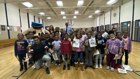 Celebrating one millionth 'If You Give a Child a Book' milestone with special surprise