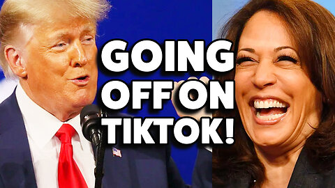 Donald TRUMP vs Kamala HARRIS First TIKTOK OFF!