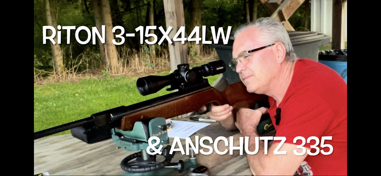 Anschutz 335 & Riton 3-15x44LW scope at the range