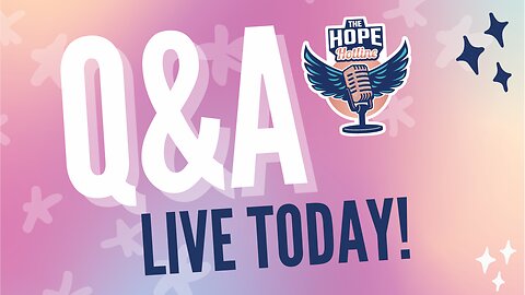 LIVE Q&A | Join us today!