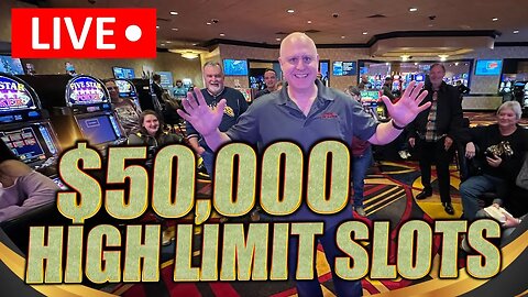 🔴 LIVE $50,000 MAX BET SLOT PLAY w/ The Raja in LAS VEGAS!