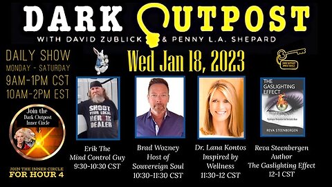 Dark Outpost 01.18.2023 Government Assisted Suicide!