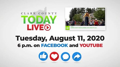 WATCH: Clark County TODAY LIVE • Tuesday, August 11, 2020