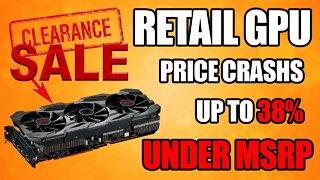 RETAIL GPU PRICE CRASH IS HAPPENING