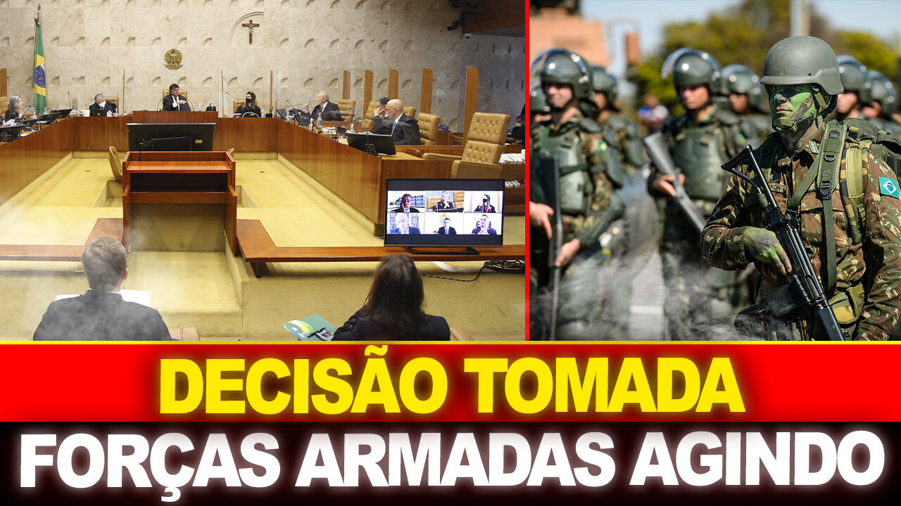 URGENTE !! JUSTIÇA ACABA DE TOMAR DECISÃO... FORÇAS ARMADAS COMEÇAM A AGIR !!!