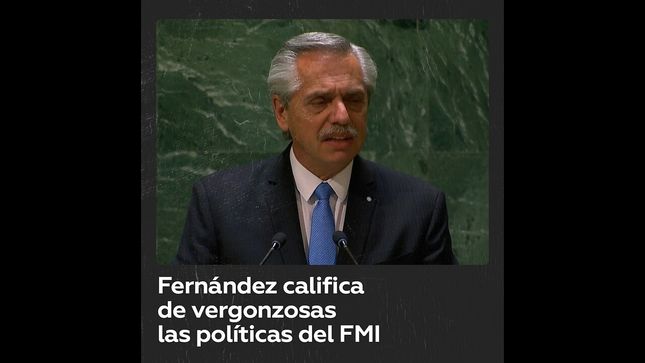 El Presidente de Argentina denuncia al FMI por secundar la política de la Reserva Federal de EE.UU.