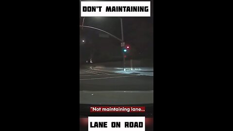 Not maintaining lane on road😠