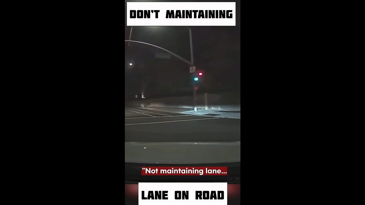 Not maintaining lane on roadðŸ˜