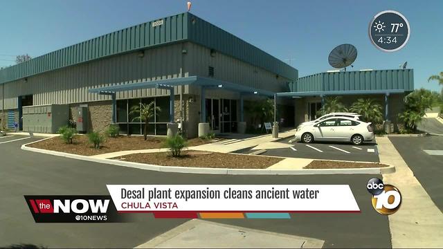 Desal plant expansion cleans ancient water
