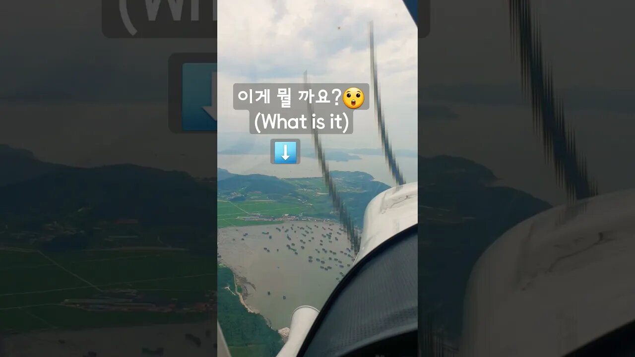 이게 뭘 까요?(What is it?) #shorts #갯벌 #비행 #조종사