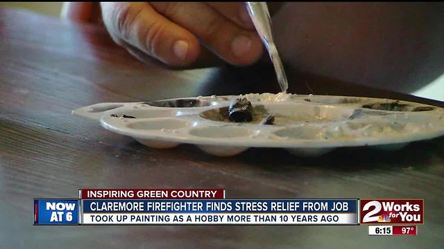 Claremore firefighter finds relief from job