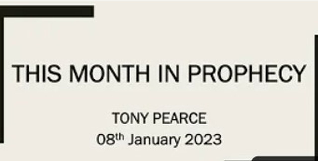 This Month in Prophecy – January 2023 – Focus on Israel