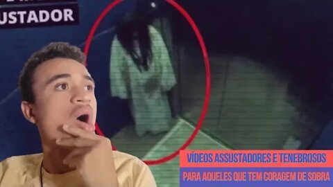 Reagindo Vídeos Assustadores e Tenebrosos Para Aqueles Que Tem Coragem De Sobra