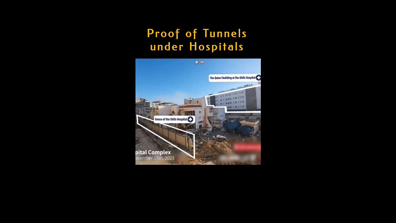 Tunnels Confirmed Under Gaza Hospital