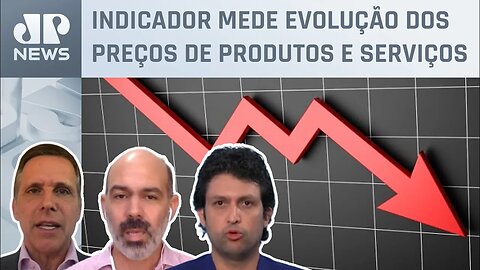 Índice geral de preços em queda de 1,10% em julho, diz FGV; Alan Ghani, Schelp e Capez analisam