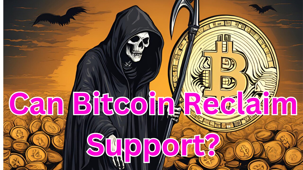 Can Bitcoin Reclaim Support? E 632 #crypto #grt #xrp #algo #ankr #btc #crypto